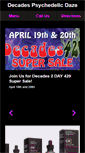 Mobile Screenshot of decadespsychedelicdaze.com