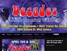 Tablet Screenshot of decadespsychedelicdaze.com